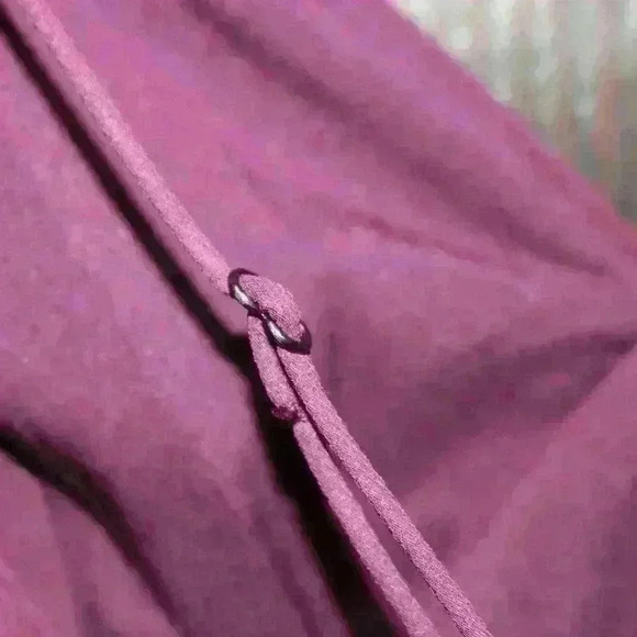 NWT BANANA REPUBLIC Plum Burgundy Pleated Maxi Strappy Formal Dress Women Pt 2 - Picture 8 of 12